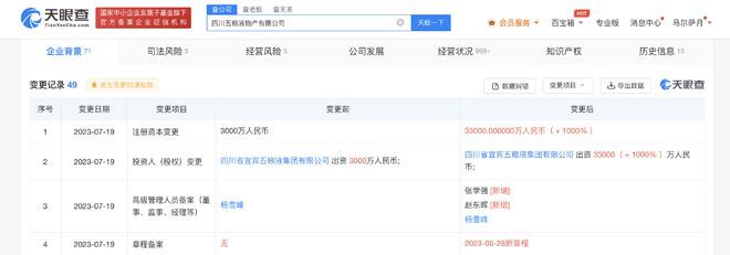 五糧液物產(chǎn)公司增資擴(kuò)產(chǎn)，薯類銷售業(yè)務(wù)迎來戰(zhàn)略升級